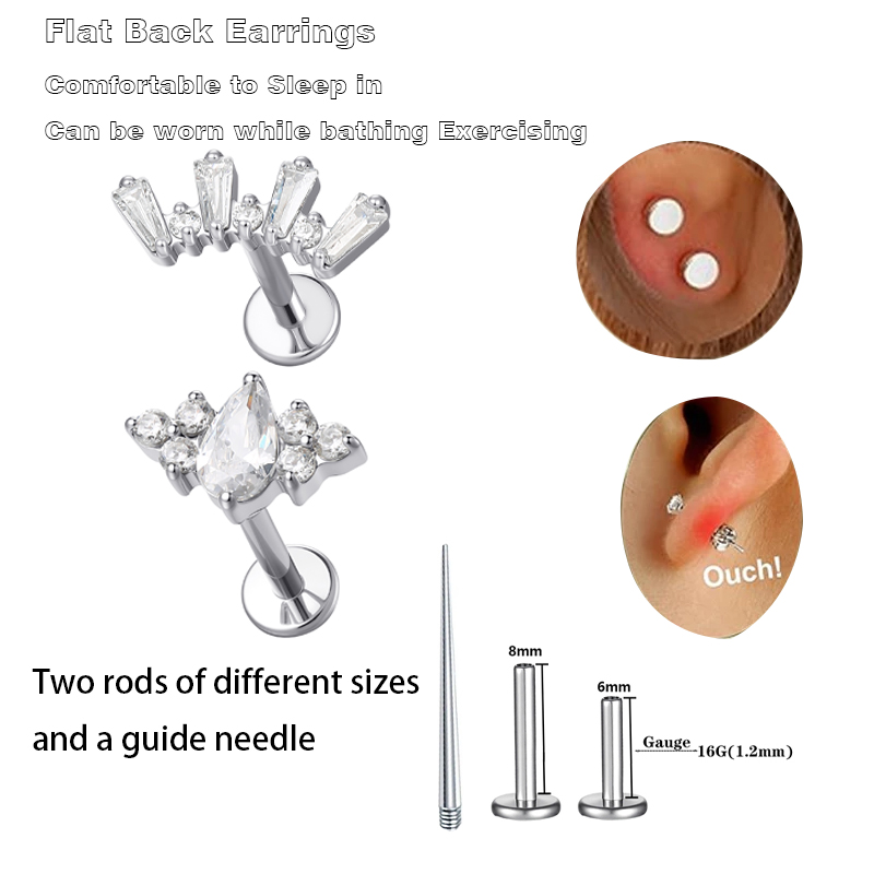 Body Jewelry Hypoallergenic - 1 Pieza de Joyería para Piercing