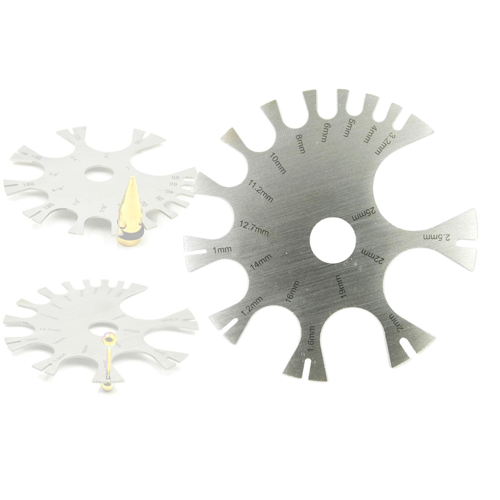 Body Jewelry Measurements - Medidores de piercings para joyería corporal,