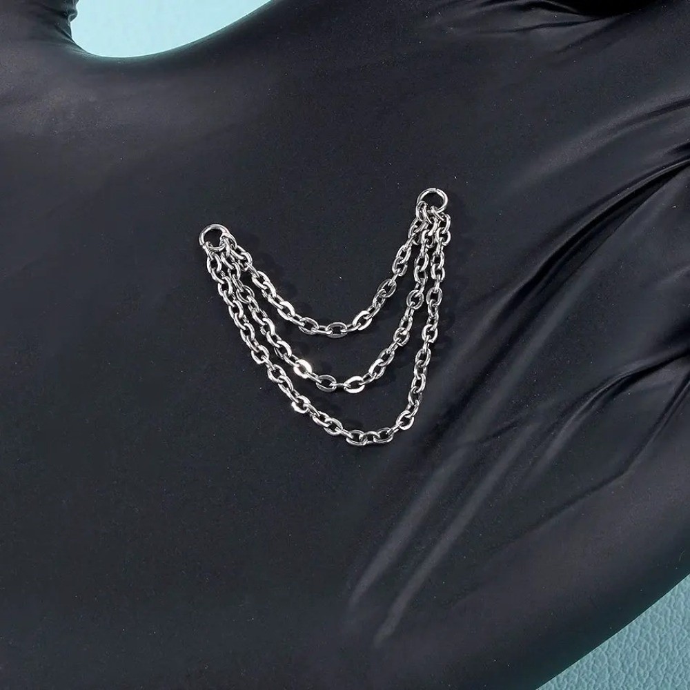 Body Jewelry Titanium - Cadena de titanio de moda para