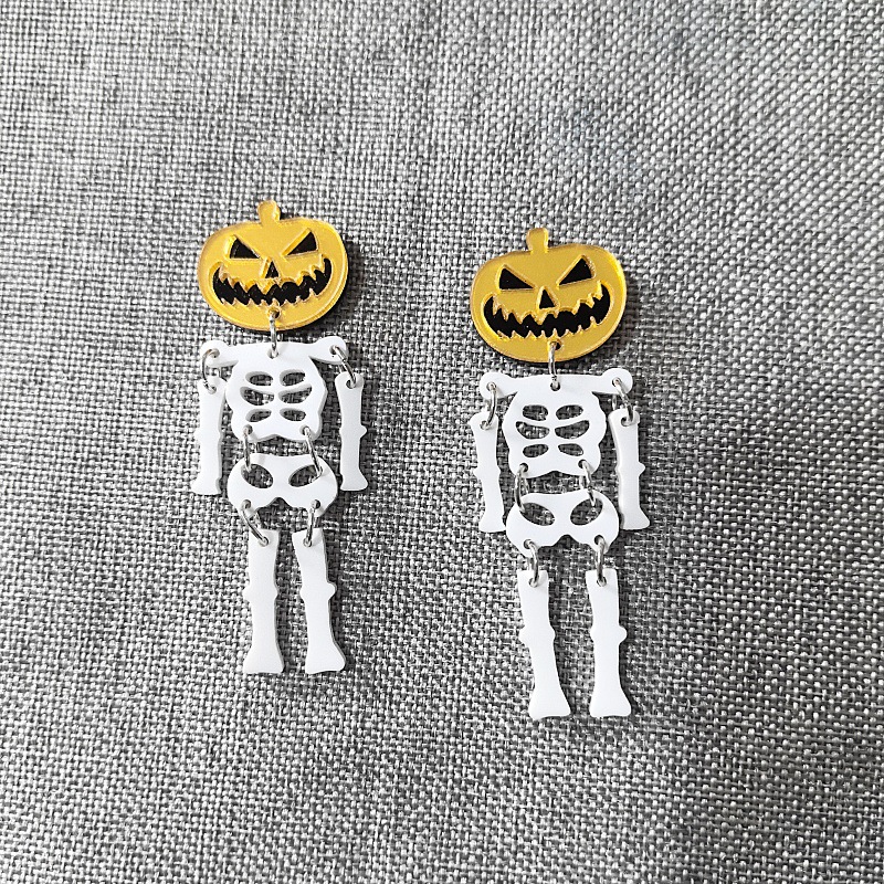 Body Jewelry Europe - Pendientes de calavera de medio cuerpo