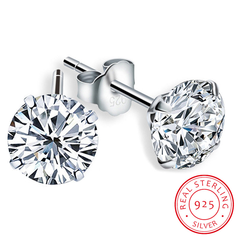 Body Jewelry Diamond - Pendientes de Plata de Ley S925