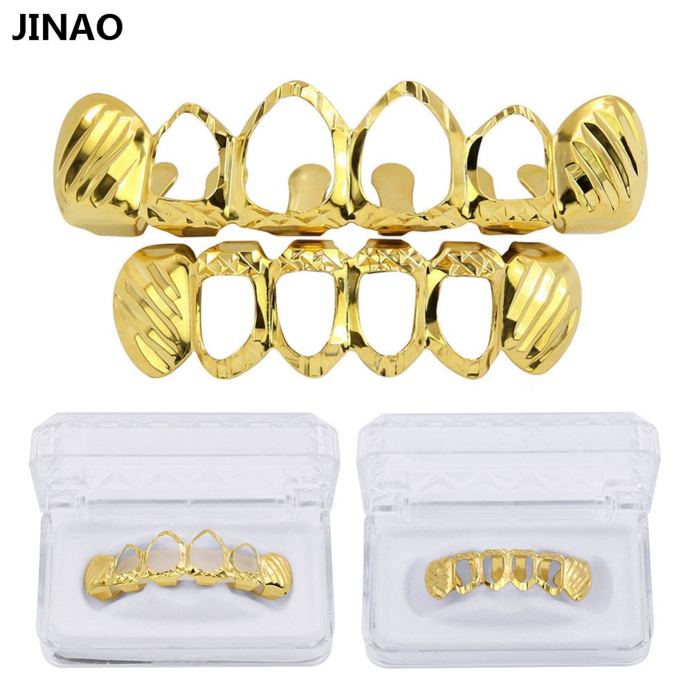 Body Jewelry Lot - JINAO-Juego de Grillz de corte en