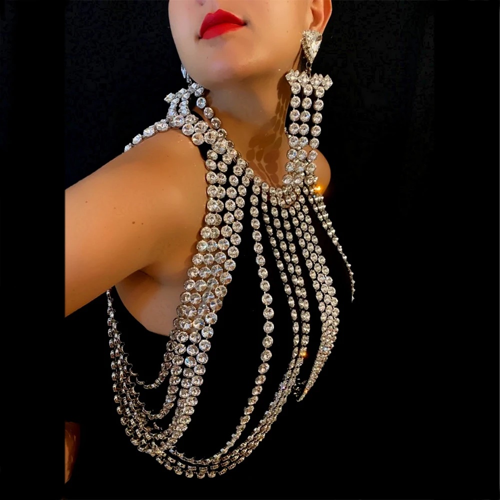 Body Jewelry Diamond - Joyería corporal Sexy para mujer, cadena