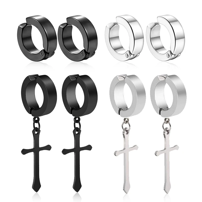Body Jewelry Titanium - Pendientes sin Piercing para mujer y