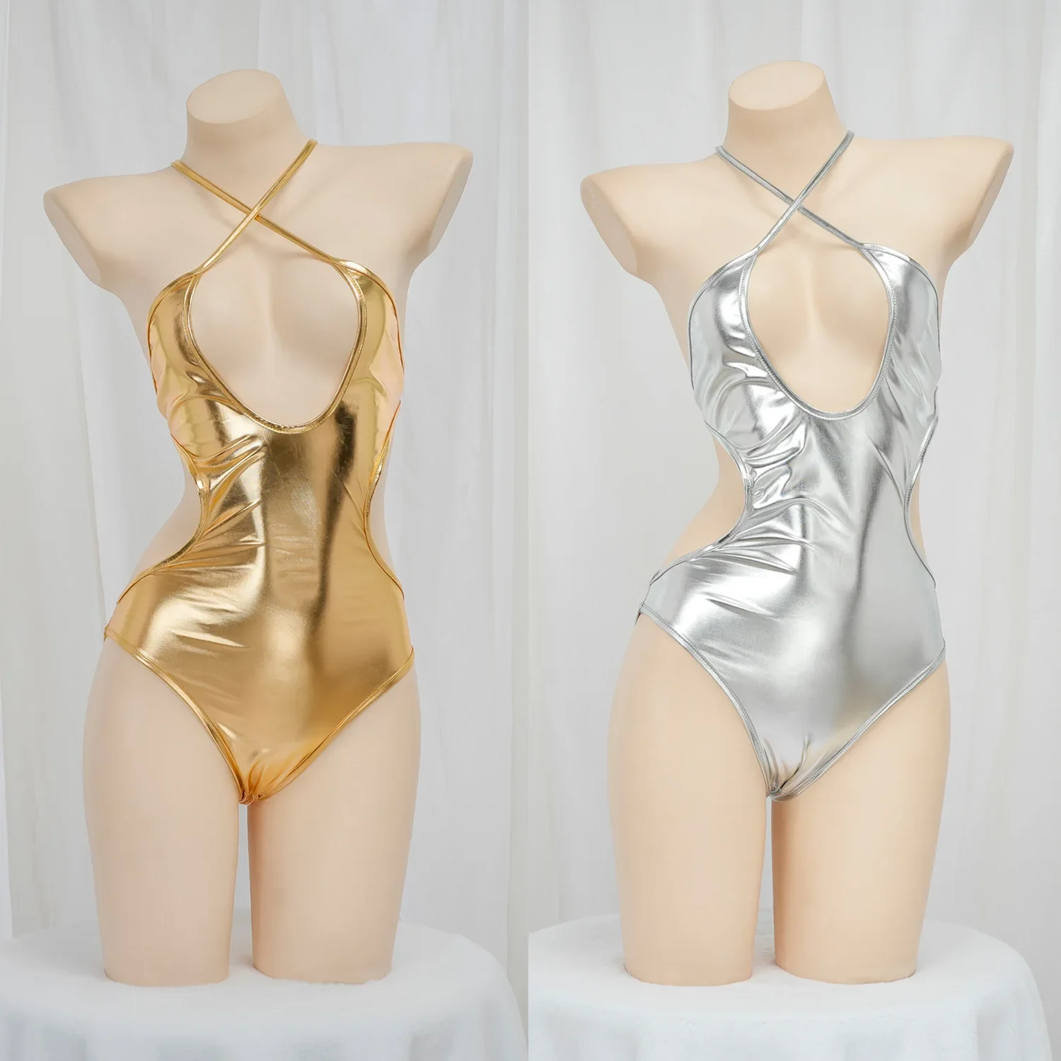 Body Jewelry Gold - Body sin espalda de Anime para