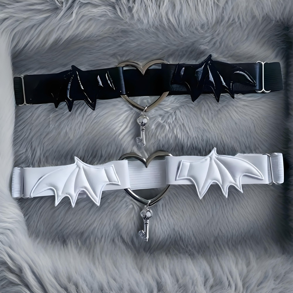Body Jewellery - Liga gótica Harajuku con ala de