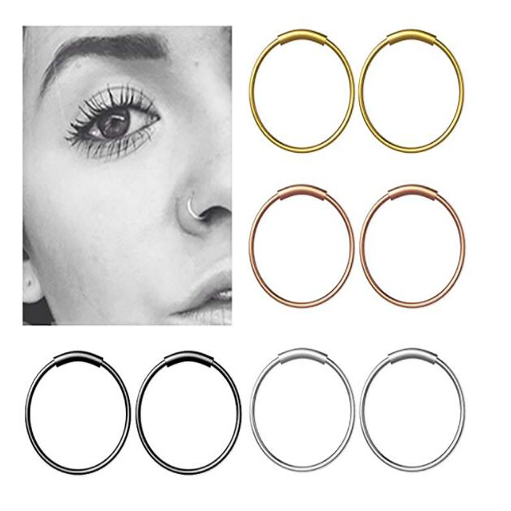 Body Jewelry Lot - Lote de 3 Anillos Continuos Sin