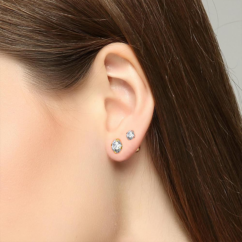 Pendientes de titanio de 16G c - Body Jewelry Titanium reseña y precio