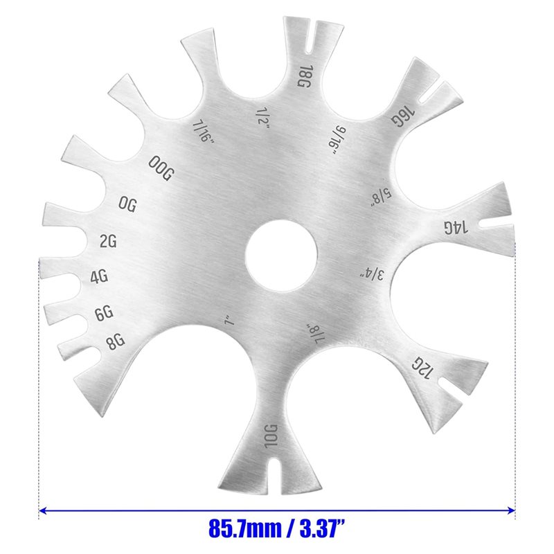 ABYN - Herramienta de Medición - Body Jewelry Measurements reseña y precio