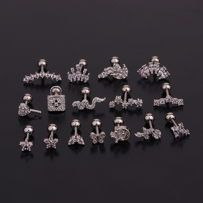 Pendientes de Acero Inoxidable - Body Jewelry Hypoallergenic reseña y precio