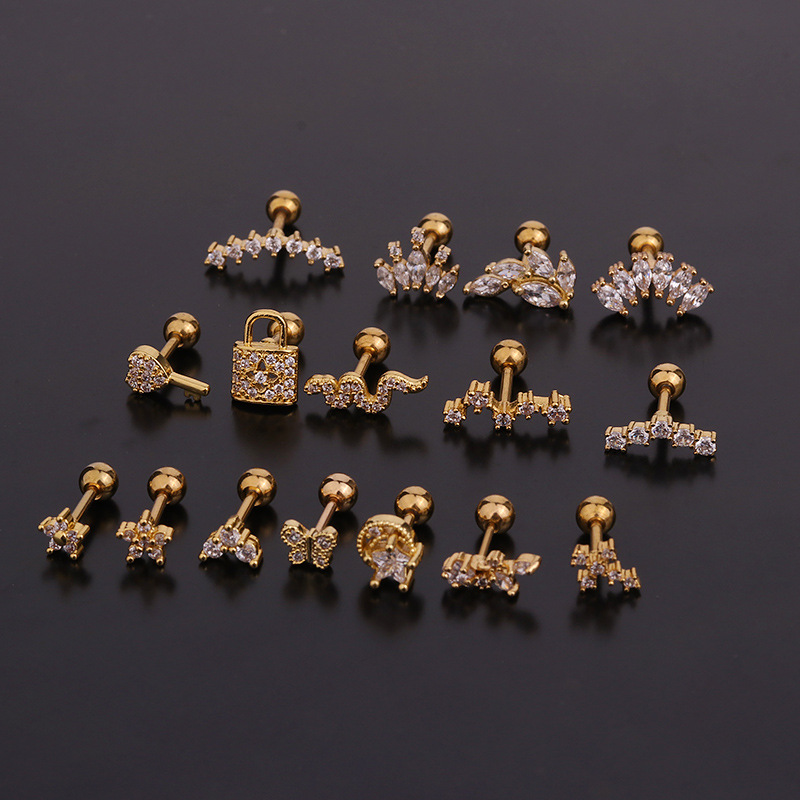 Pendientes de Acero Inoxidable - Body Jewelry Hypoallergenic reseña y precio