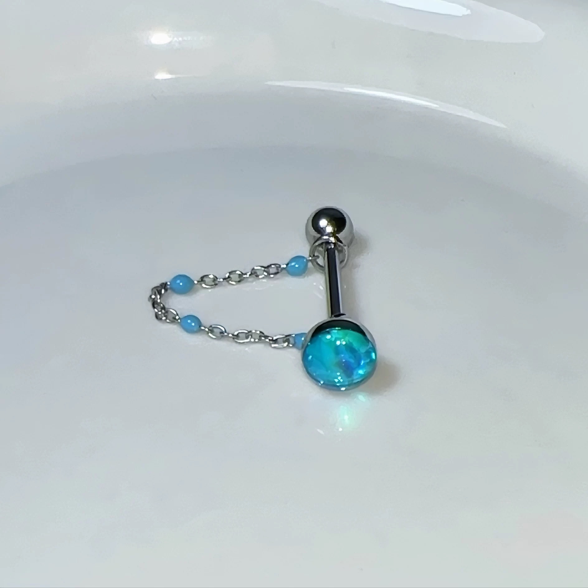 1 Pieza Piercing de Lengua de  - Body Jewelry Titanium reseña y precio