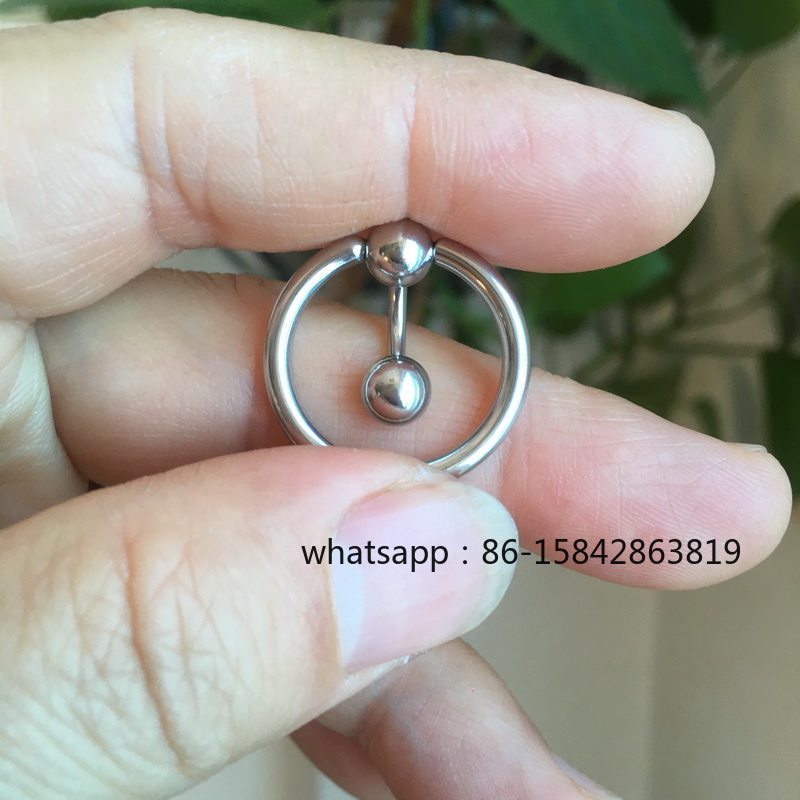 Anillo de ojo de caballo, anil - Body Jewelry Titanium reseña y precio