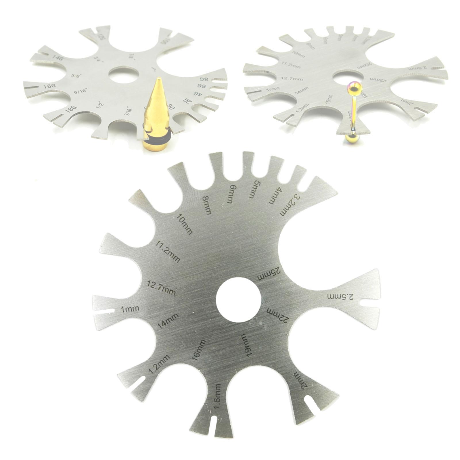 Medidores de piercings para jo - Body Jewelry Measurements reseña y precio