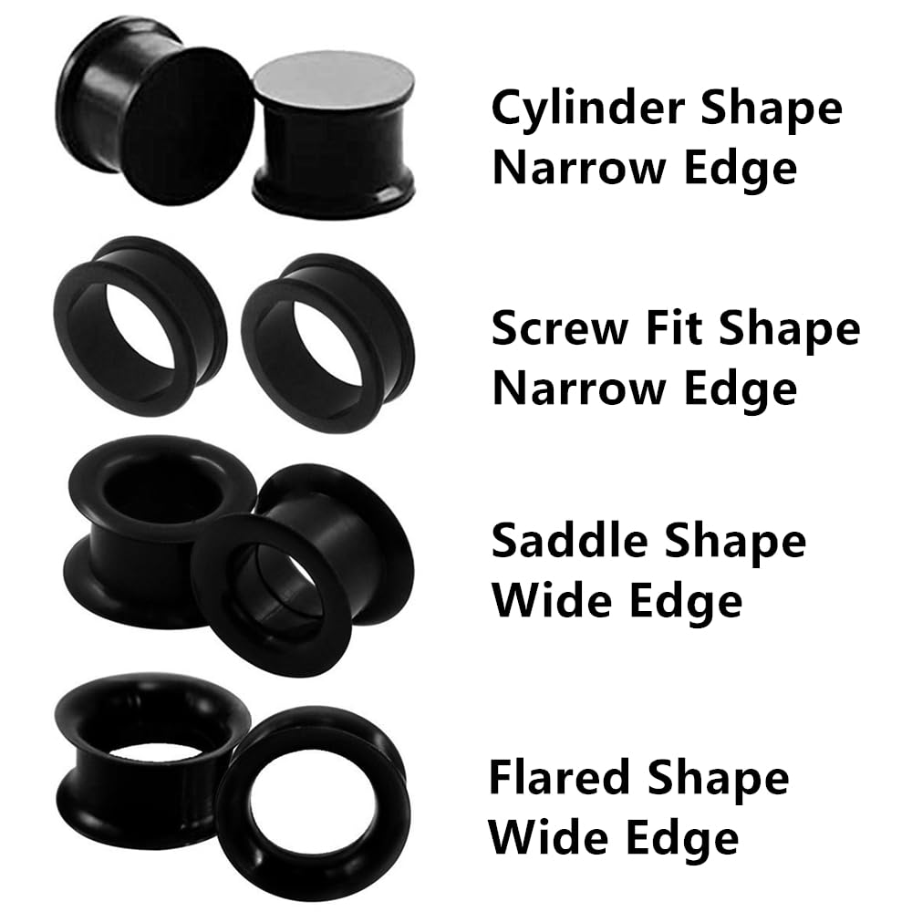 Dilatadores de silicona para o - Body Jewelry Gauge Sizes reseña y precio