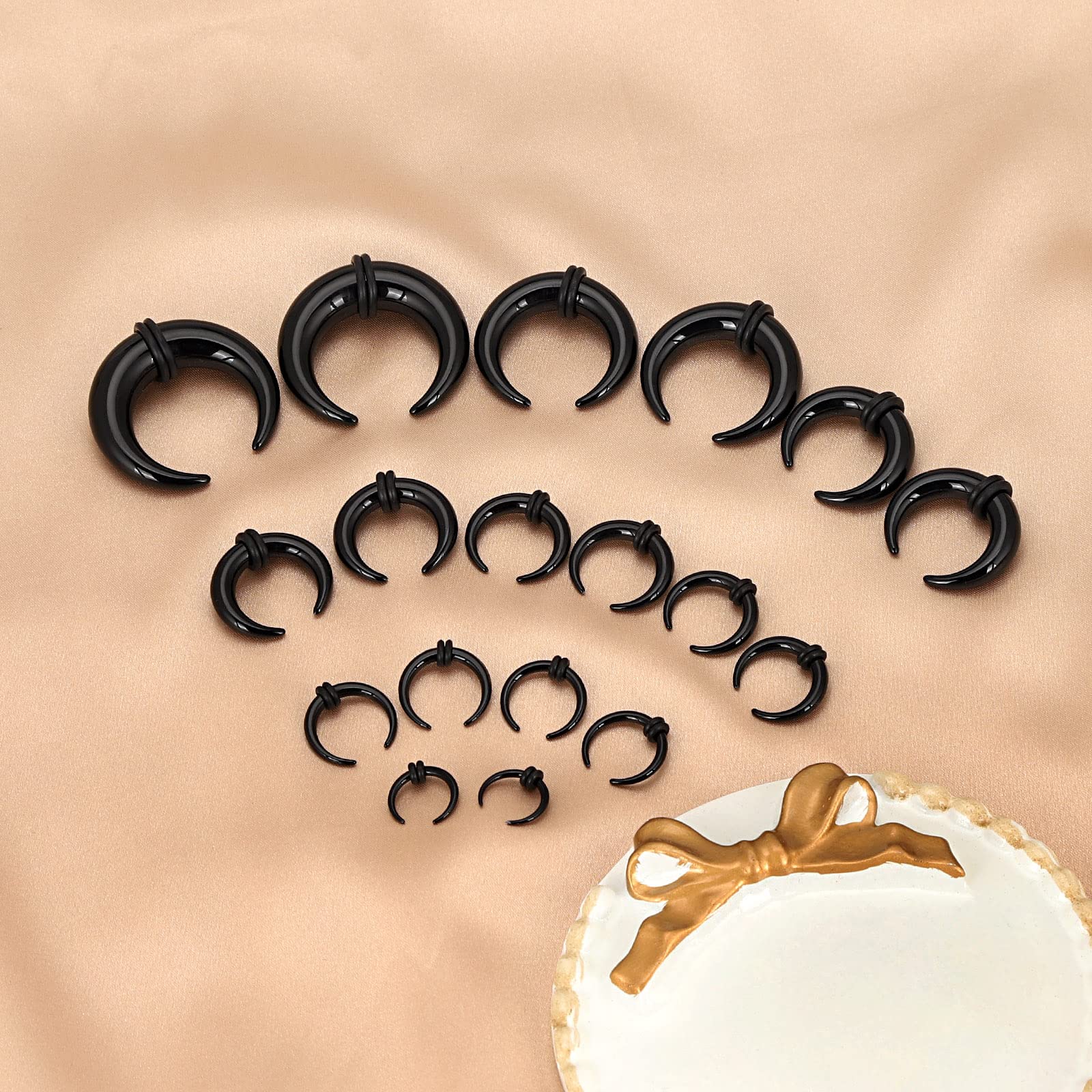 18 Uds. De pinzas acrílicas pa - Body Jewelry Gauge Sizes reseña y precio