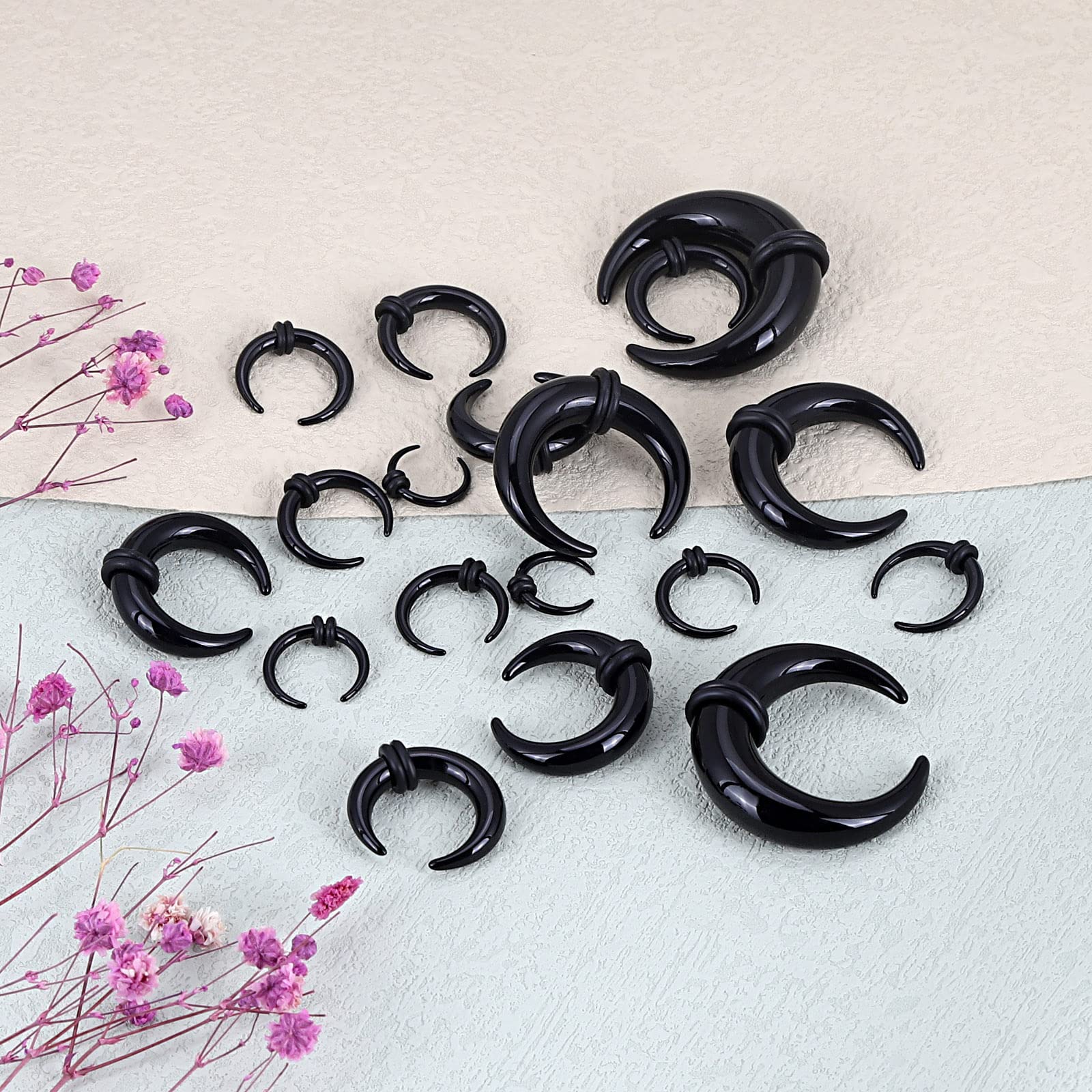 18 Uds. De pinzas acrílicas pa - Body Jewelry Gauge Sizes reseña y precio