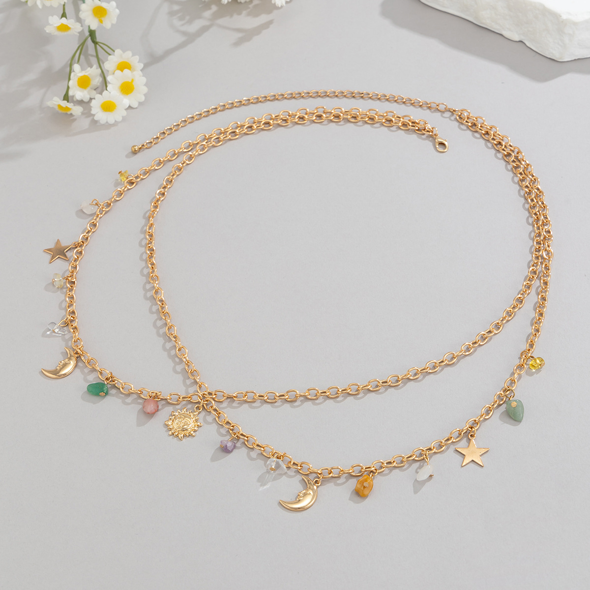 Cadena de cintura con colgante - Body Jewelry Gold reseña y precio