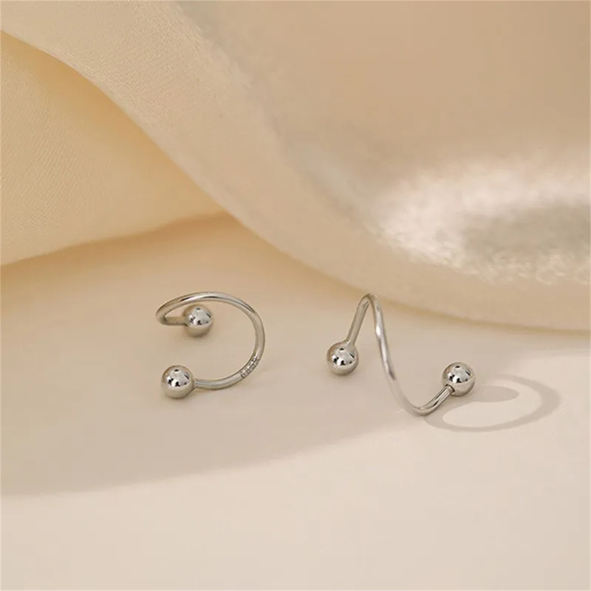 2 uds pendientes de tuerca de  - Body Jewelry Hypoallergenic reseña y precio