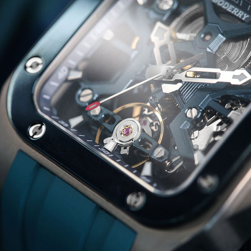 BODERRY-relojes de esqueleto p - Body Jewelry Titanium reseña y precio