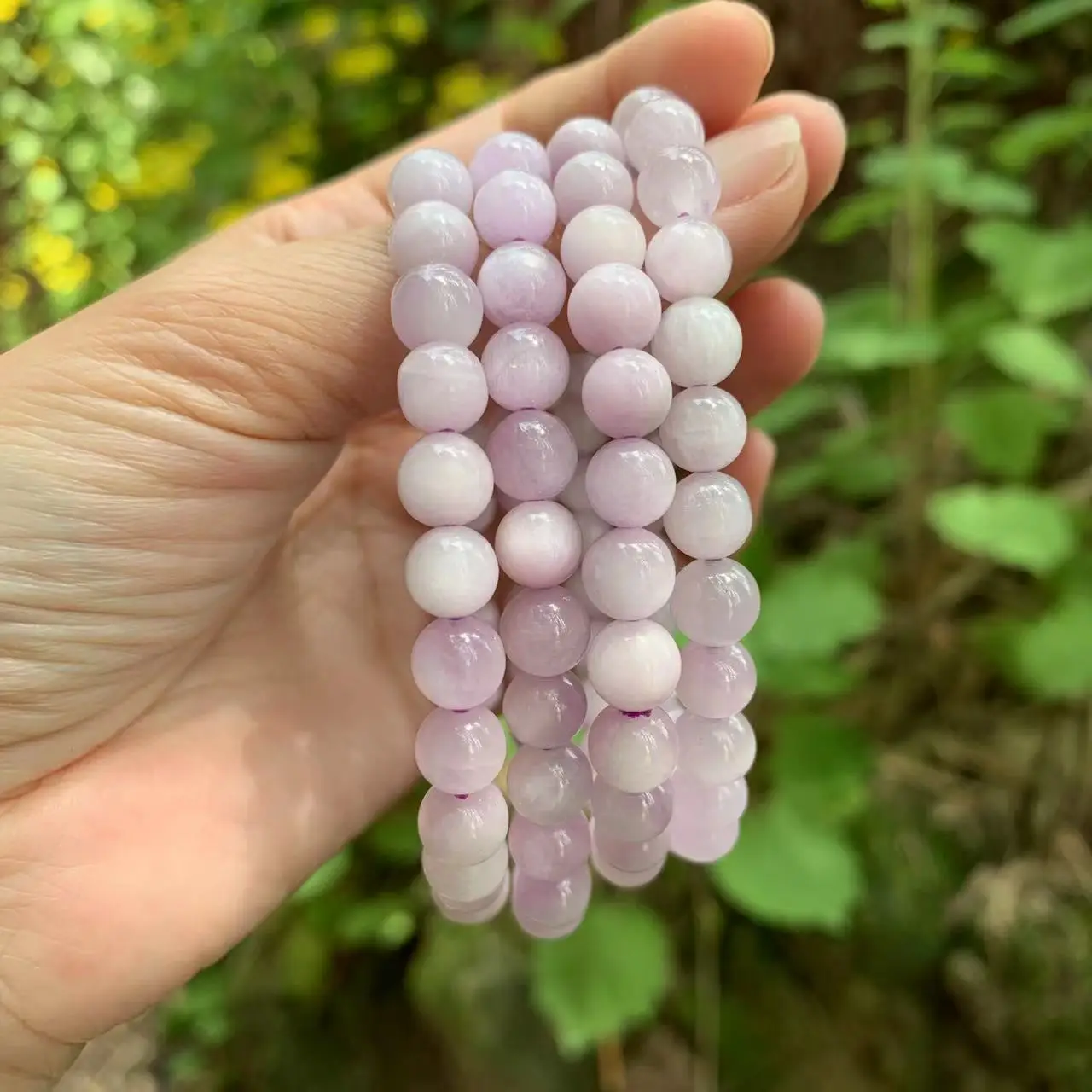 Pulsera Kunzite de cuarzo espo - Body Jewelry Titanium reseña y precio