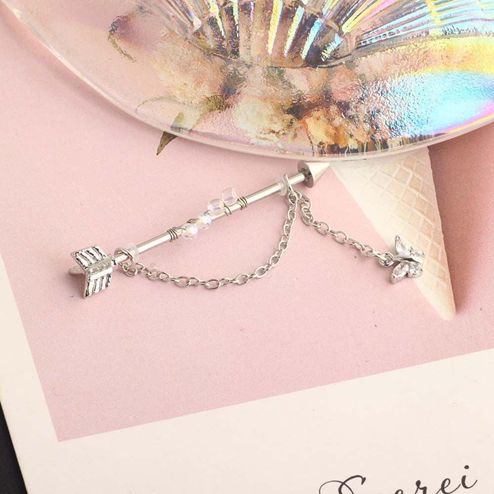 Pendientes de barra industrial - Industrial Barbell Long reseña y precio