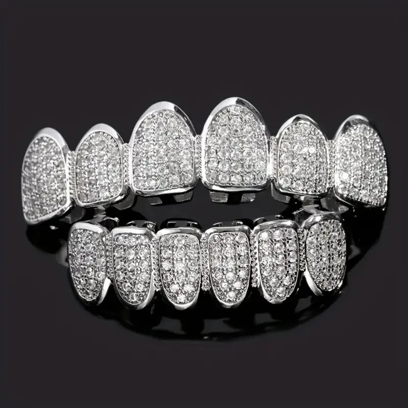 Nuevas dentaduras postizas pla - Body Jewelry Lot reseña y precio
