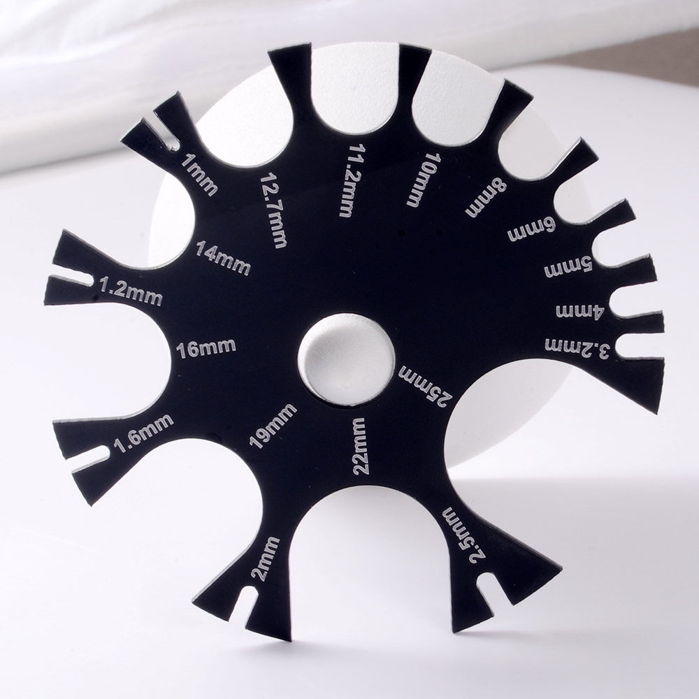 Regla de espesor de alambre re - Body Jewelry Measurements reseña y precio