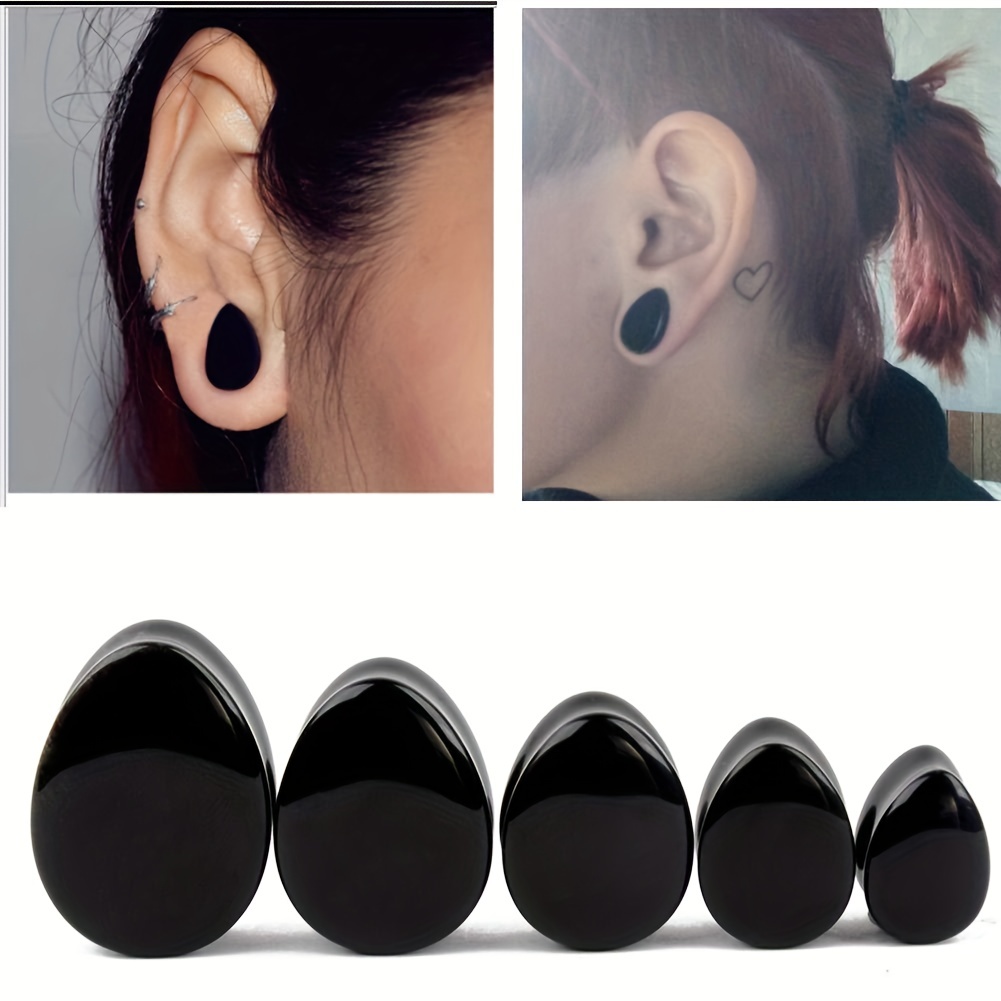 1 par Hombres gota de agua for - Body Jewelry Gauge Sizes reseña y precio