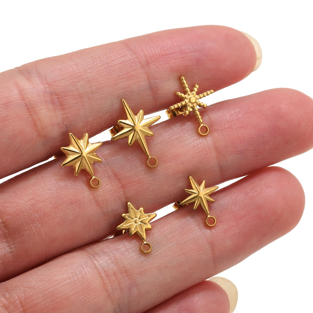 6 piezas de aretes de estrella - Body Jewelry Lot reseña y precio