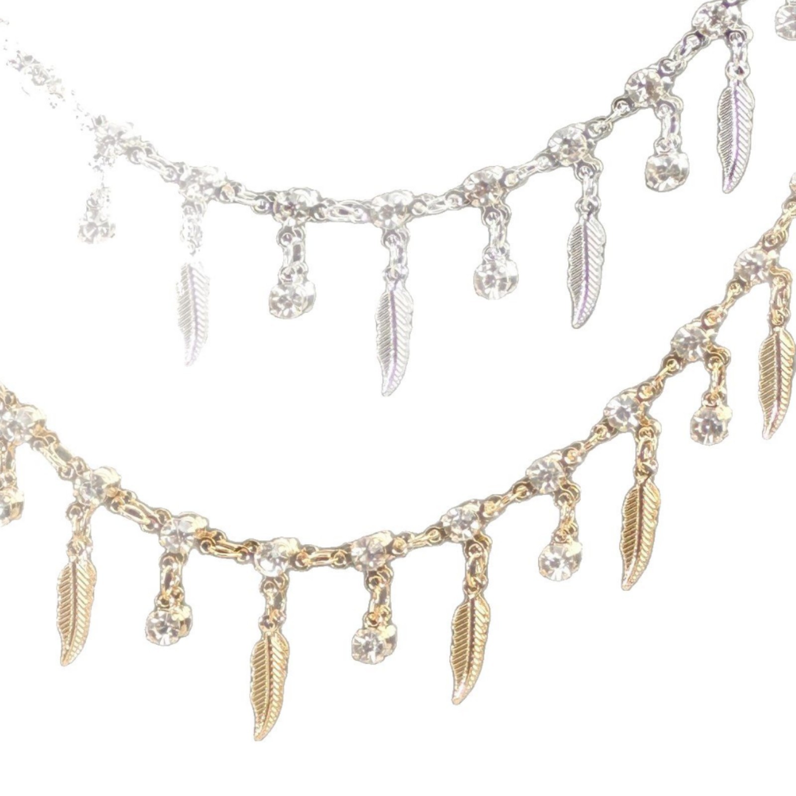 Cadena de plumas de diamante t - Body Jewelry Diamond reseña y precio