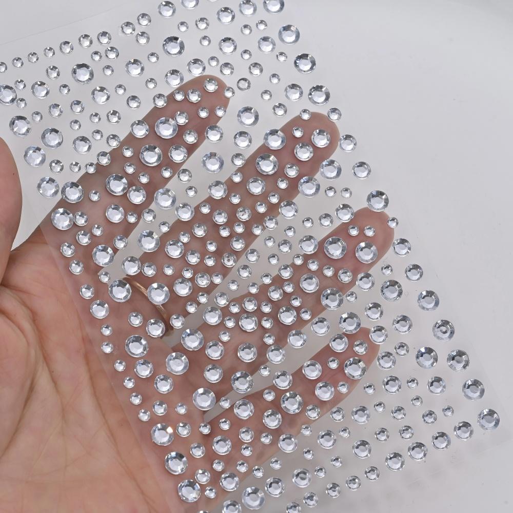 1 hoja de pegatinas faciales 3 - Body Jewelry Diamond reseña y precio