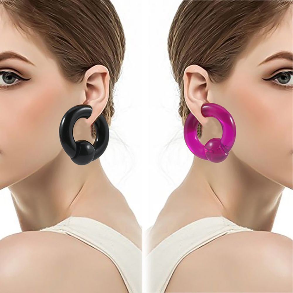 2/1 Uds acrílico colorido BCR  - Body Jewelry Gauge Sizes reseña y precio