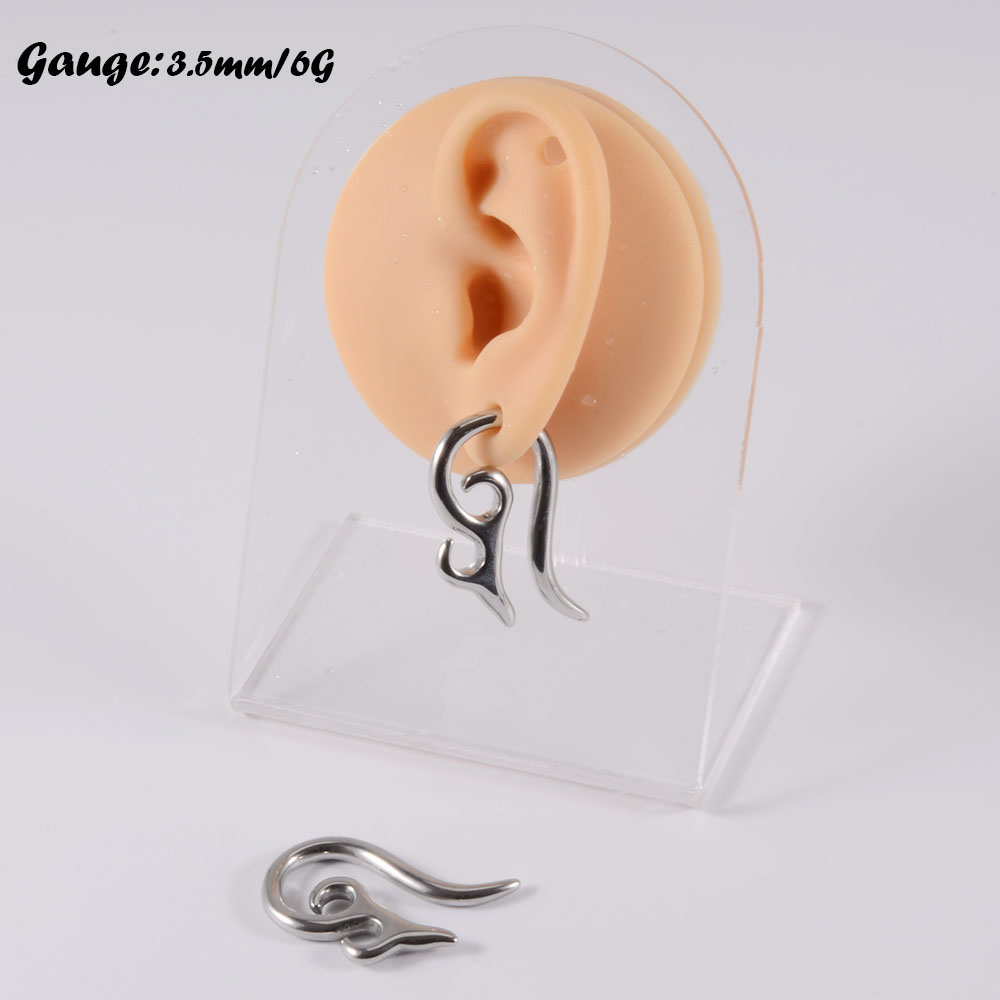 Par de pesas pesadas de acero  - Body Jewelry Gauge Sizes reseña y precio