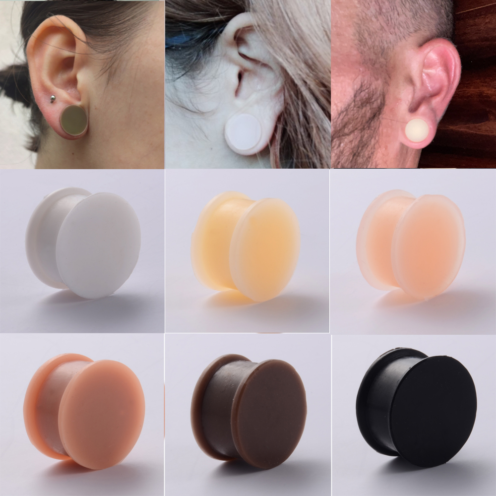 1 par de tapones acampanados d - Body Jewelry Gauge Sizes reseña y precio