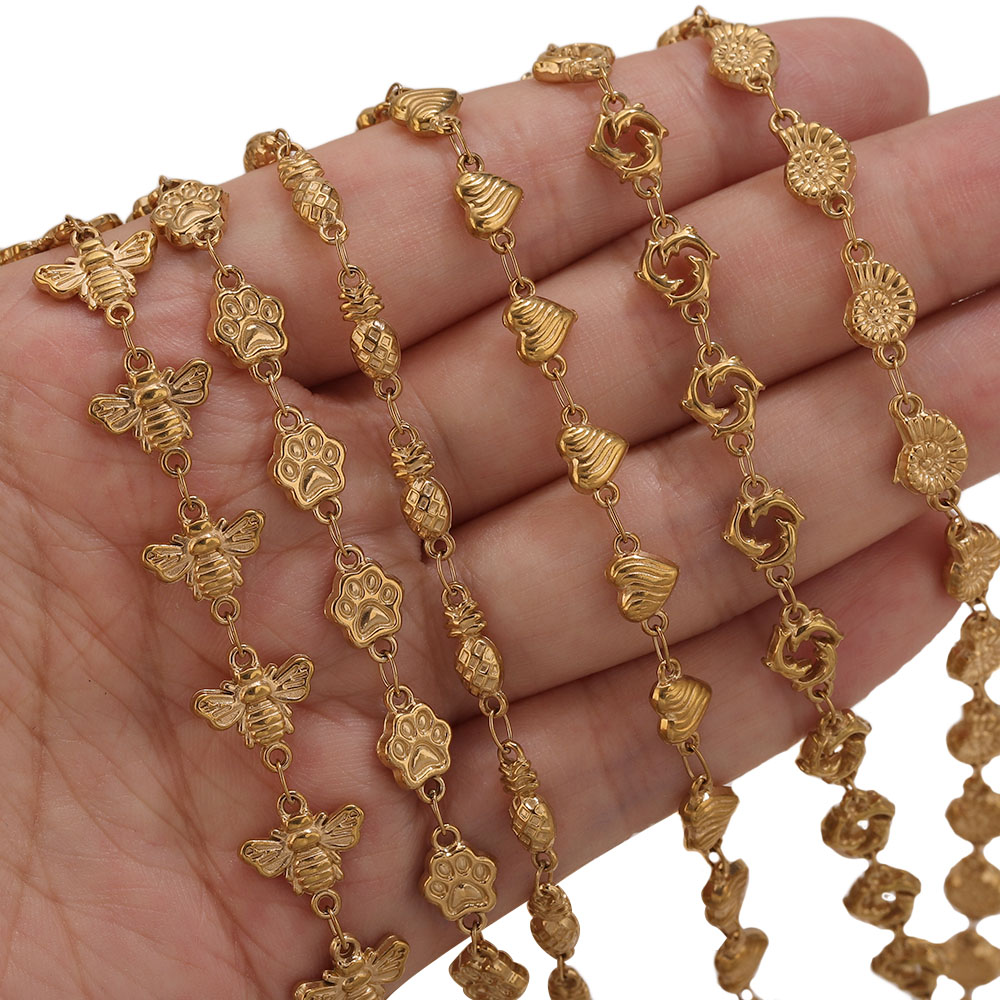 Cadenas de Eslabones de Acero  - Body Jewelry Gold reseña y precio