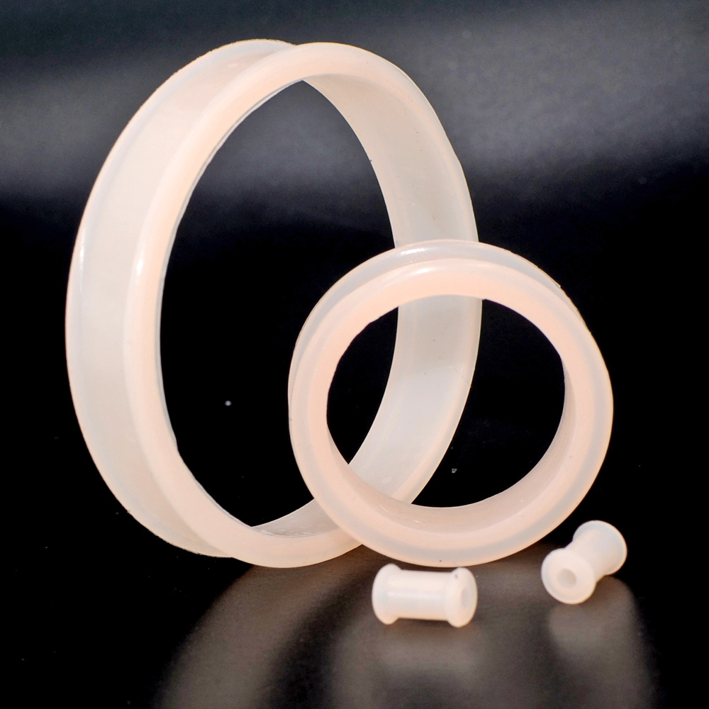 Dilatador de silicona Flexible - Body Jewelry Gauge Sizes reseña y precio