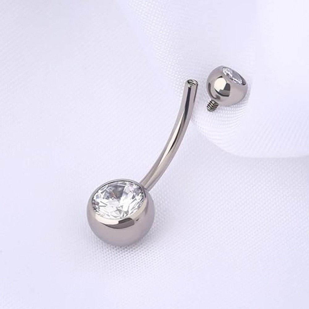 Anillos de ombligo de Material - Body Jewelry Titanium reseña y precio