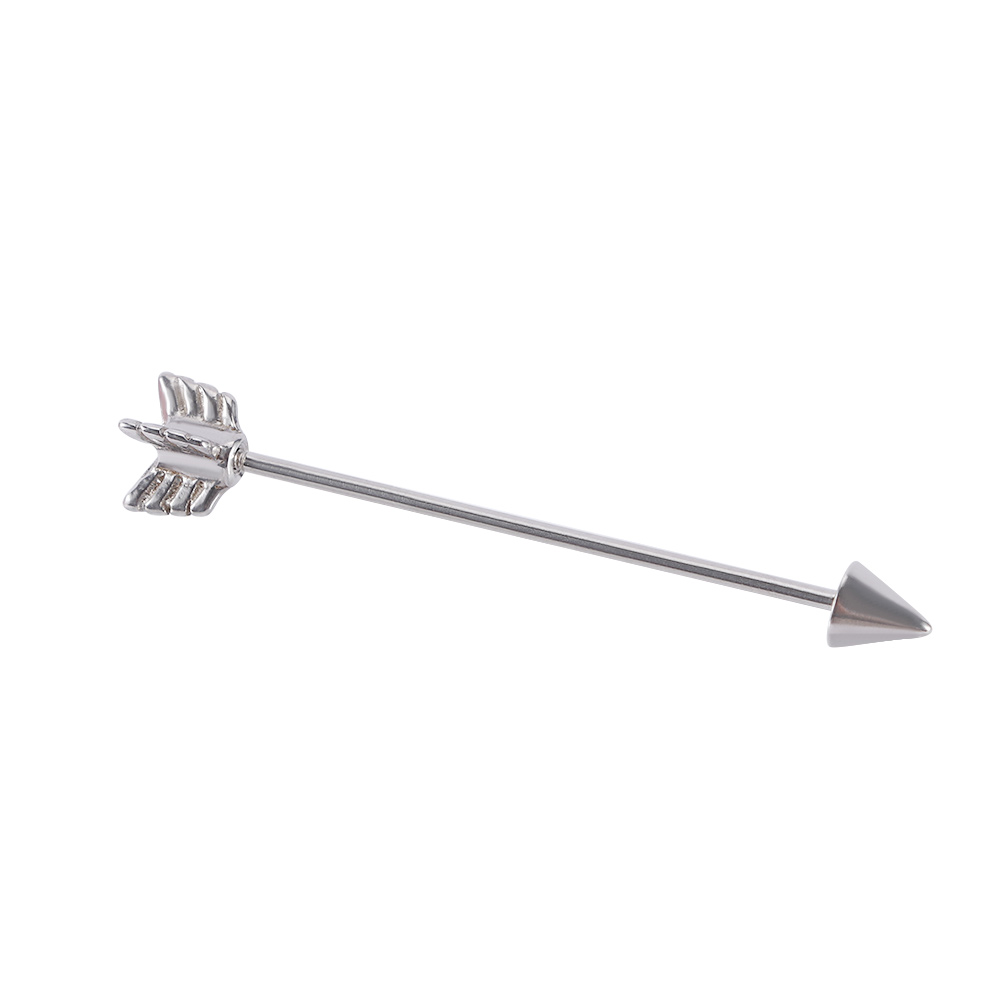 Pendiente de Acero Inoxidable  - Industrial Barbell Long reseña y precio