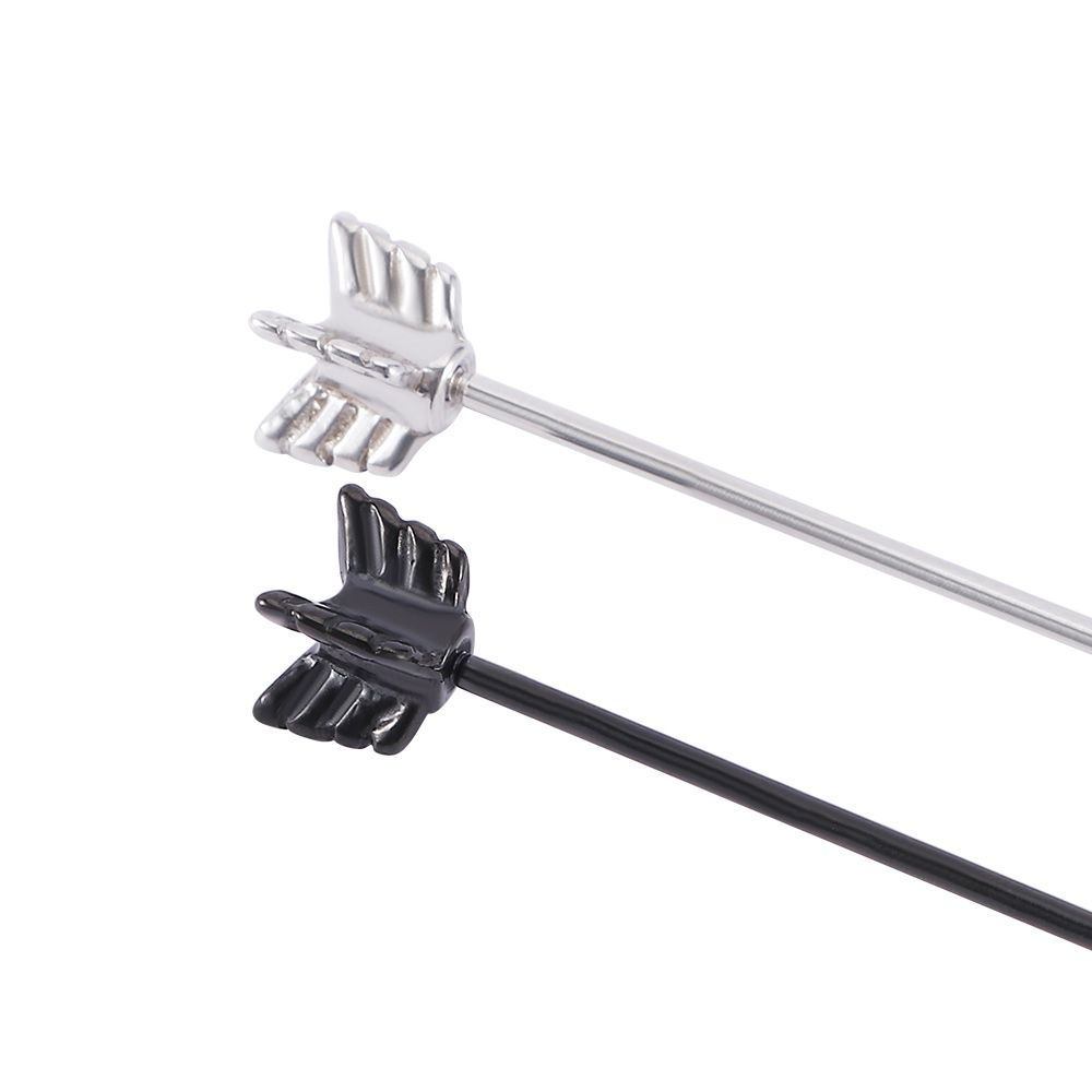 Pendiente de Acero Inoxidable  - Industrial Barbell Long reseña y precio
