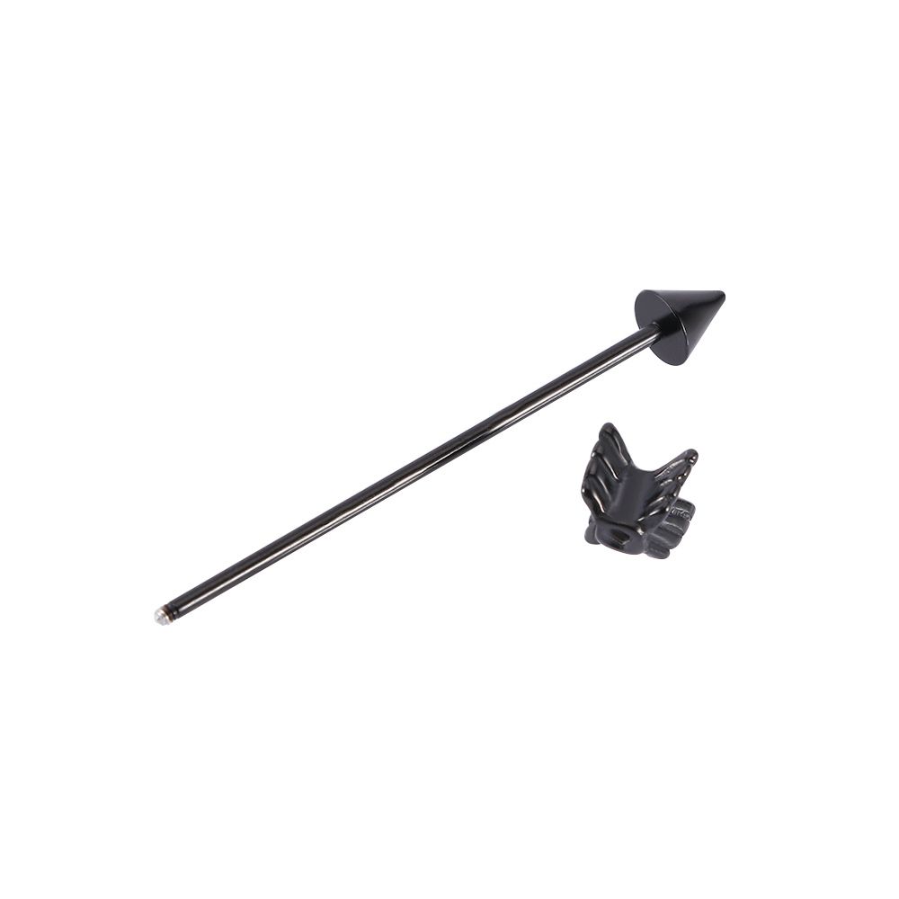 Pendiente de Acero Inoxidable  - Industrial Barbell Long reseña y precio