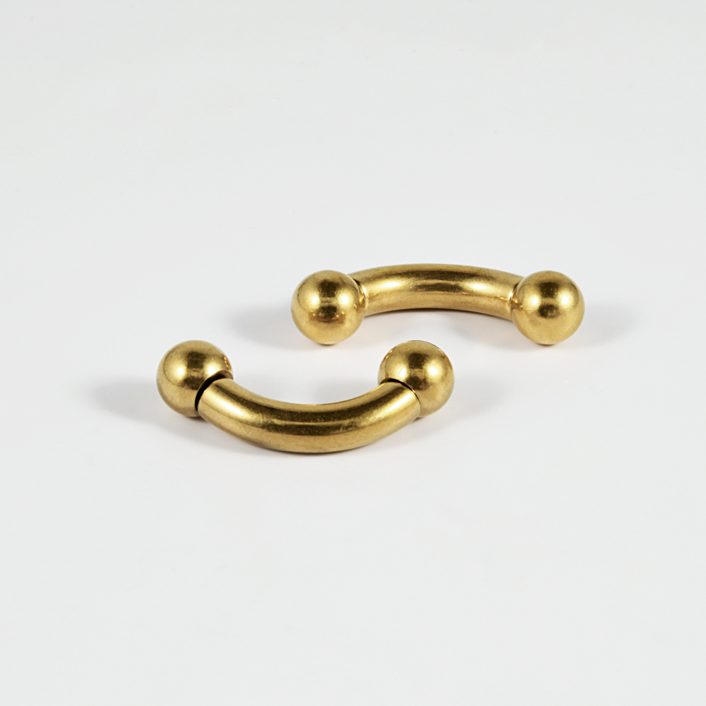 Mancuerna de acero inoxidable  - Body Jewelry Gauge Sizes reseña y precio