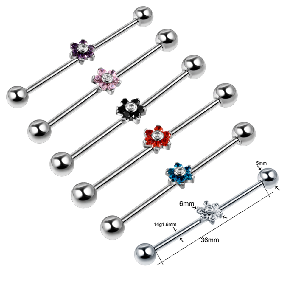 Pendientes de barra Industrial - Industrial Barbell Long reseña y precio