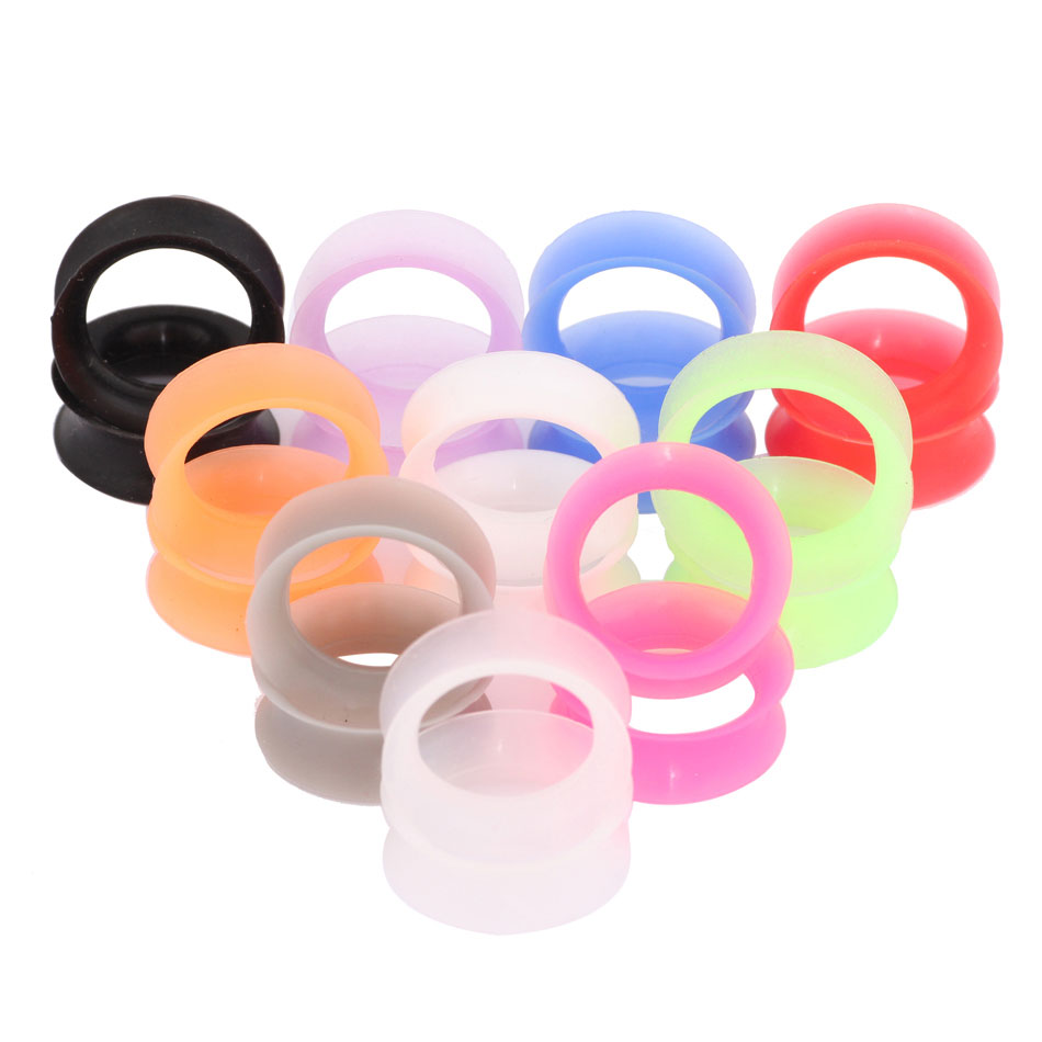 Tapones y túneles de silicona  - Body Jewelry Gauge Sizes reseña y precio