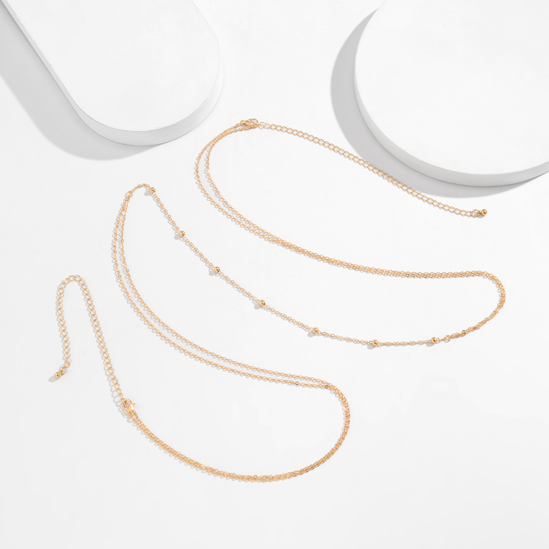 Cadena de cuerpo sencilla cruz - Qualiti Body Jewelry reseña y precio