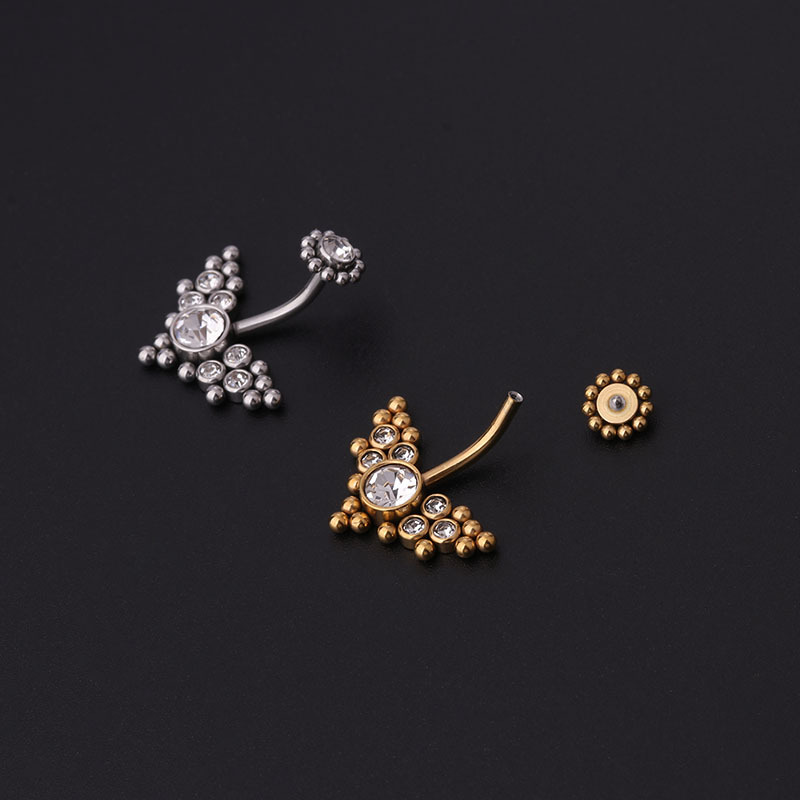 Anillos de Ombligo de Zirconia - Body Jewelry Titanium reseña y precio