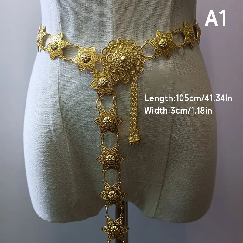 Cadena de cintura de Metal par - Body Jewelry Gold reseña y precio