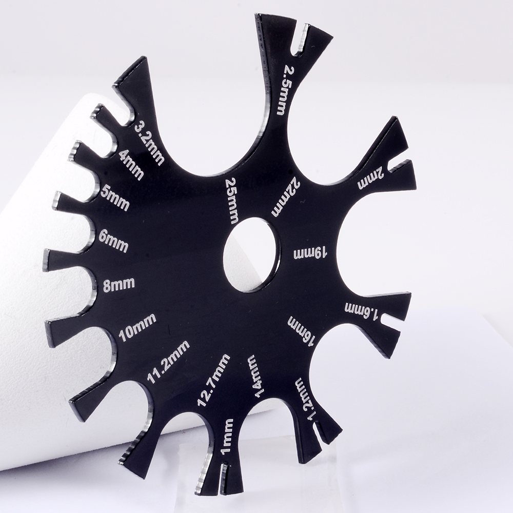 Herramienta de rueda de calibr - Body Jewelry Gauge Sizes reseña y precio