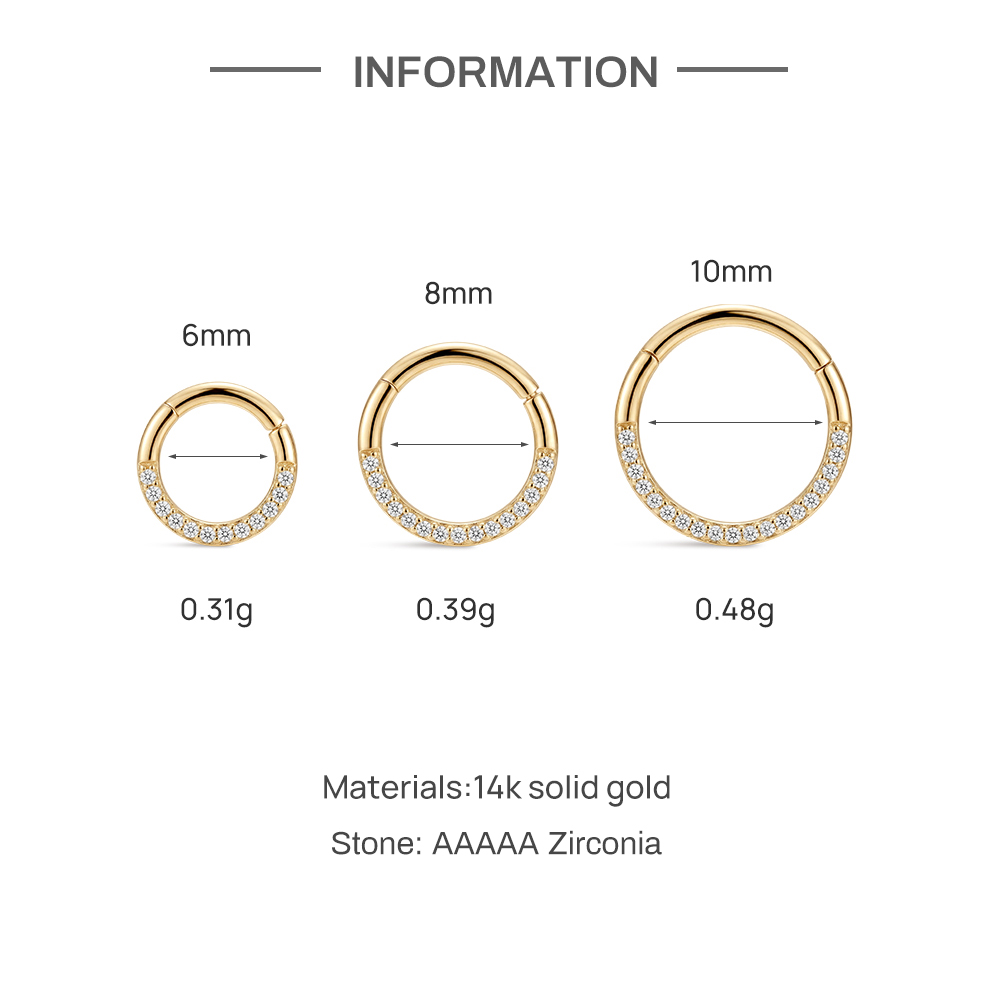 CANNER 1PC Pendiente de aro cl - Body Jewelry Hypoallergenic reseña y precio