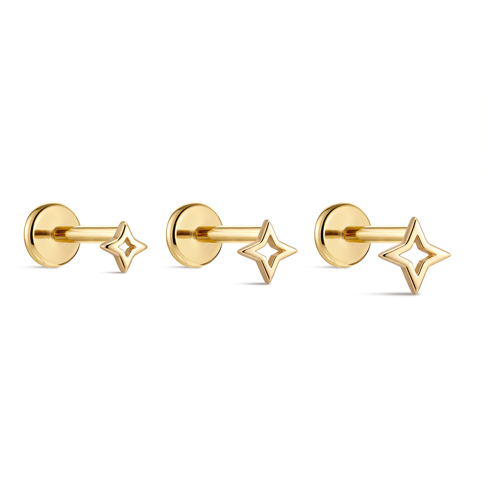 ROXI 1PC 5/6/8mm Pendientes de - Body Jewelry Hypoallergenic reseña y precio